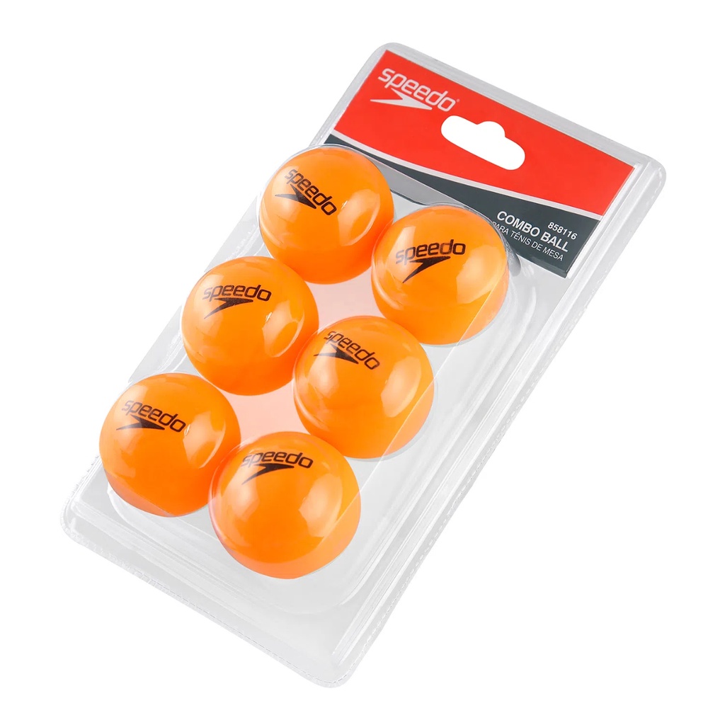 Kit 6 Bolas De Ping Pong Speedo Tenis De Mesa Lazer Combo Ball