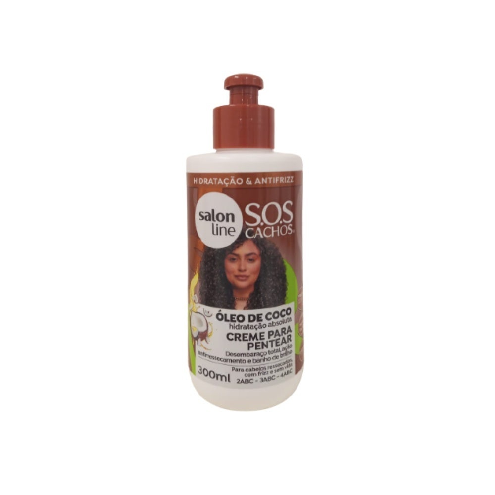 Creme Para Pentear Salon Line Sos Coco 300Ml - Beauty