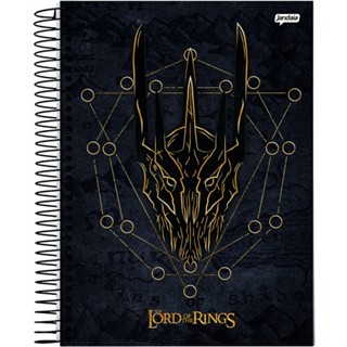 Caderno Espiral Senhor Dos Anéis 1 Materia 80 Folhas