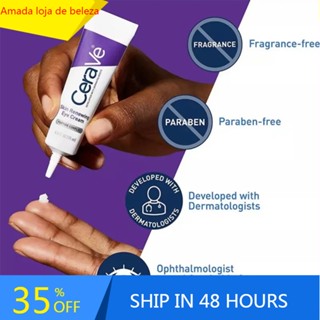 15ML CeraVe Creme Reparador De Olhos Mulheres Reduzem Círculos Escuros Anti-Rugas Reparo De Puffiness Barreira De Pele Hidratação Dos Massagem De Cuidados Com Os