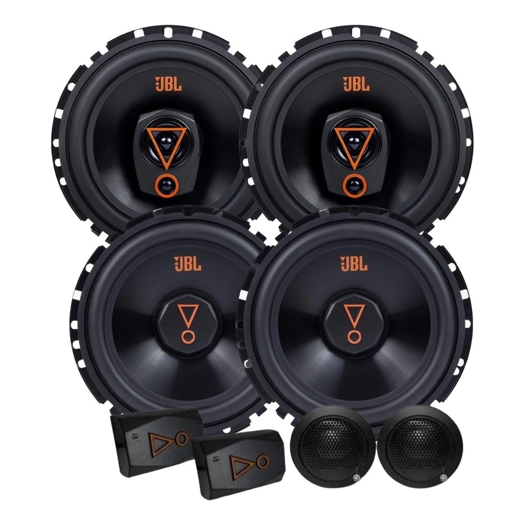 Kit 2 Vias 6  JBL 62VMS80 160W + Par Alto Falantes 6  Triaxiais JBL 6TRMS80 160W em Oferta na Shopee