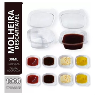 2000 Pote De Molho Molheira 30ml 695 Não Vaza Delivery