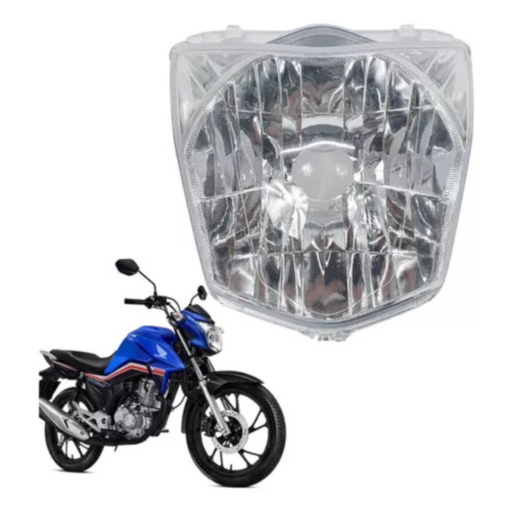 Farol Bloco Globo Optico Titan 150 160 2014 Até 2023 Mod Original