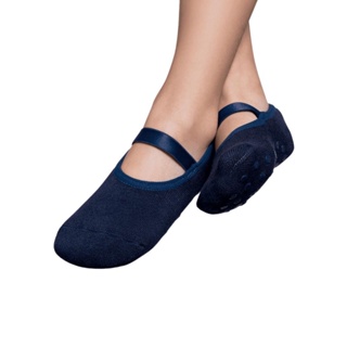 Meia Unissex Sapatilha Antiderrapante Lisa - Puket em Oferta na Shopee