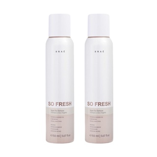 Kit 2 Und Shampoo a Seco Vegano So Fresh Braé 150ml em Oferta na Shopee