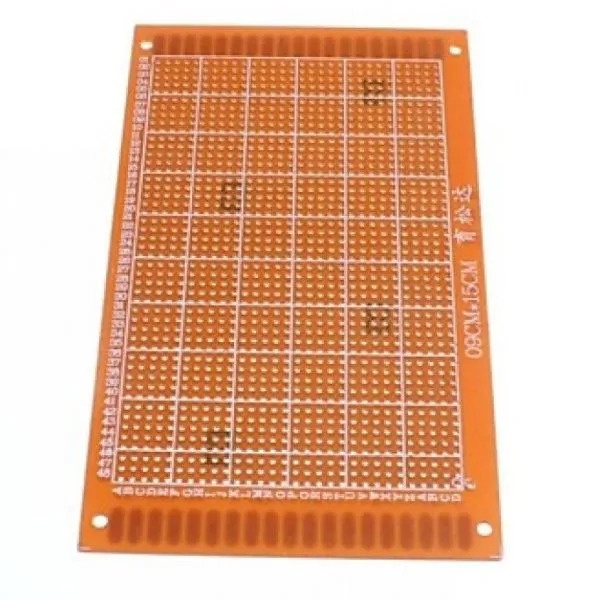 Placa Fenolite 9x15 Perfurado Lado Unico arduino esp Projetos Eletronicos Pcb Pci