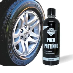 Pretinho Limpa Pneu automotivo Gitanes 500ml