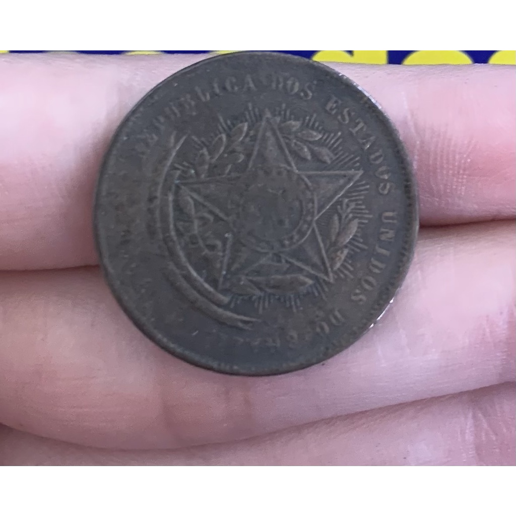 Moeda 20 Réis Ano 1889 Rara Coleção