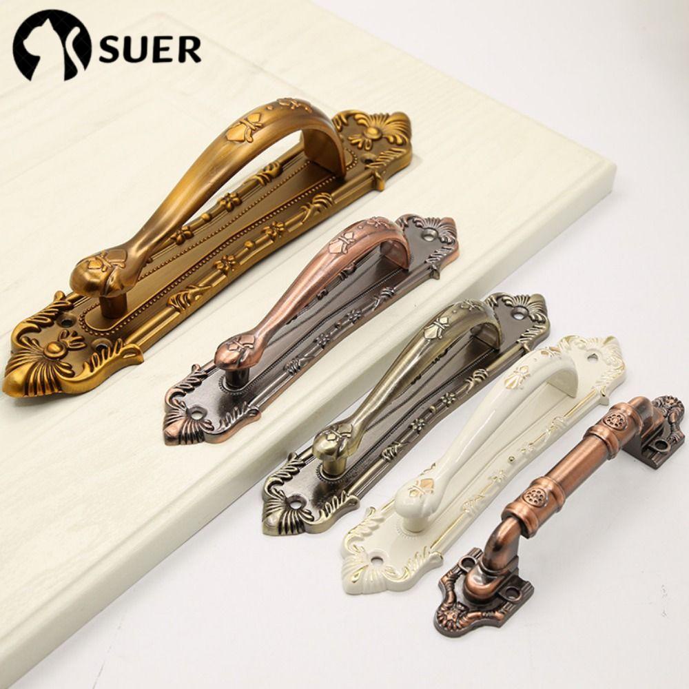 SUEBR Puxadores De Porta Com Maçaneta Retro Gaveta Armário Para Serviço Pesado em Oferta na Shopee