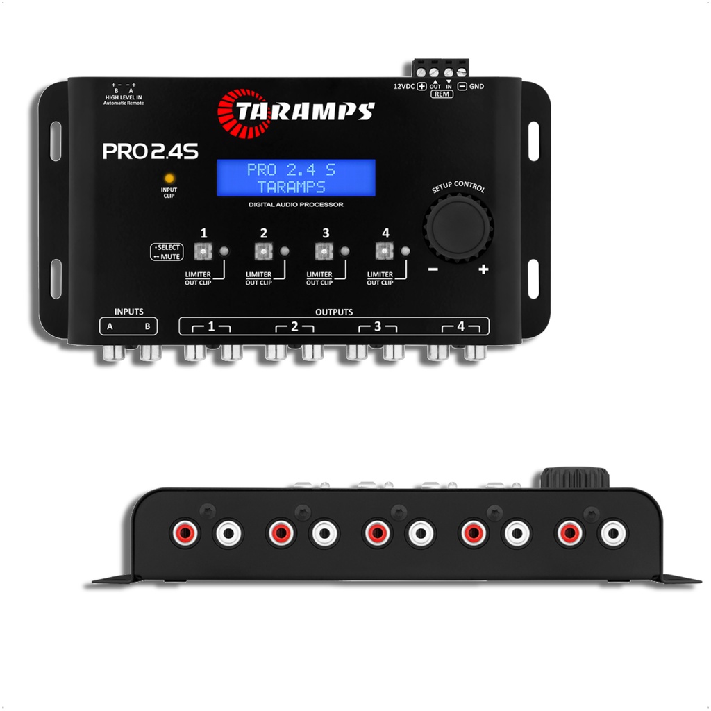 Processador de Áudio Automotivo Pro 2.4S Taramps 901645 em Oferta na Shopee