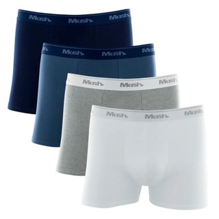 Kit 4 Cuecas Mash 110.15 Boxer Algodão - AZ08