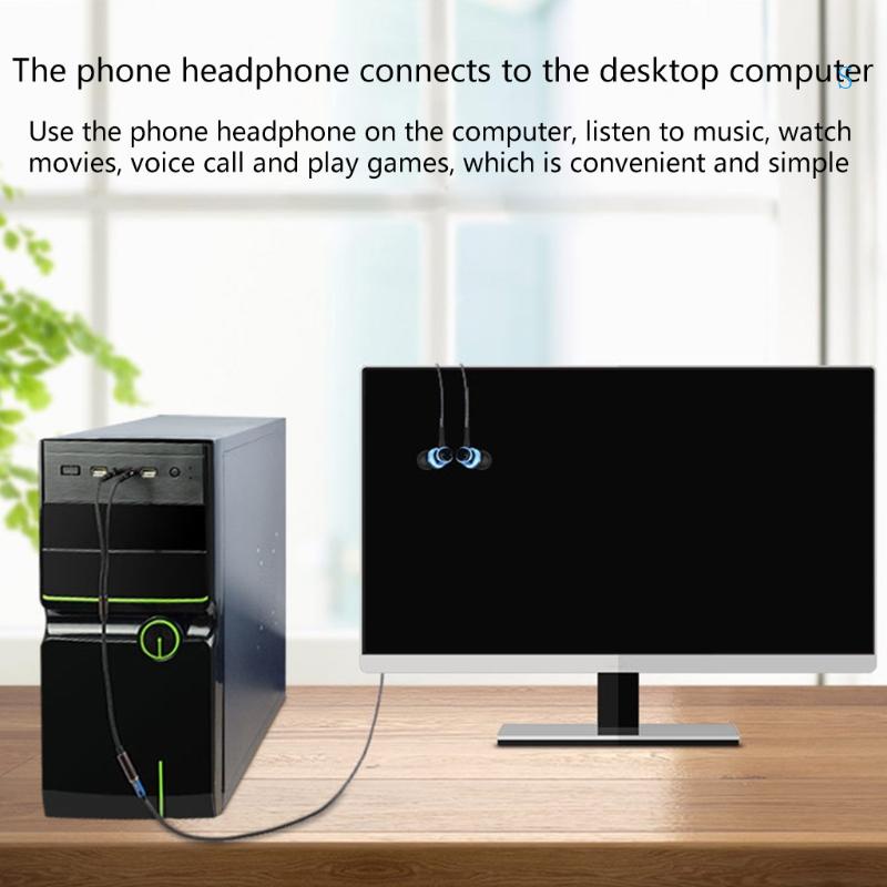 S 3 5mm Adaptador De Cabo De Porta De Fone De Ouvido Linhas De Áudio-Extensível Para-hyperX Cloud II-Alpha