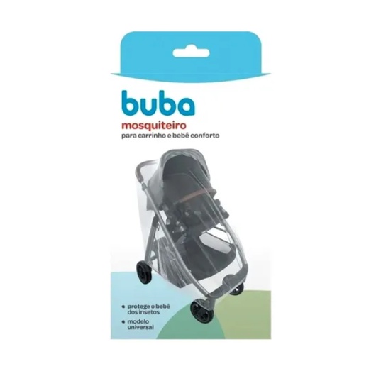 Mosquiteiro Para Carrinho E Bebê Conforto - Marca Buba