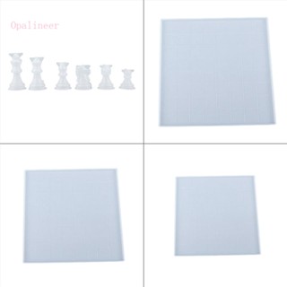 Opalineer 3D Tabuleiro De Xadrez De Silicone Molde De Resina