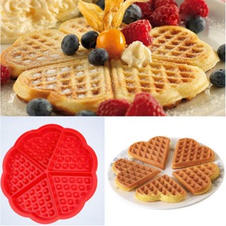 Forma de Silicone para Waffles e Bolo Antiaderente Assadeira