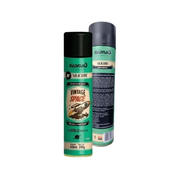 Silicone Spray Automotivo Vintage Space Man 400ml Radnaq Cor Incolor