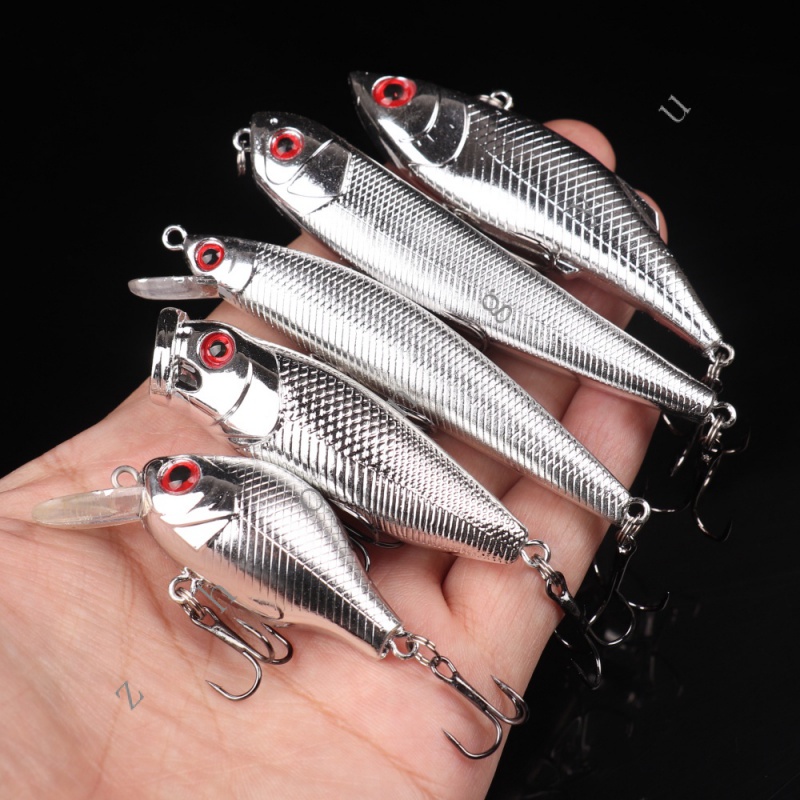 8g/9cm Isca Artificial Iscas De Pesca De Tamanho Misto Luminosas Noturna flutuante isca artificial