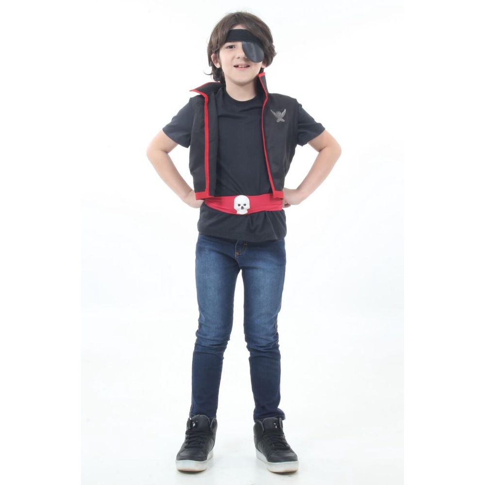 Kit Pirata Infantil - Sete Mares em Oferta na Shopee