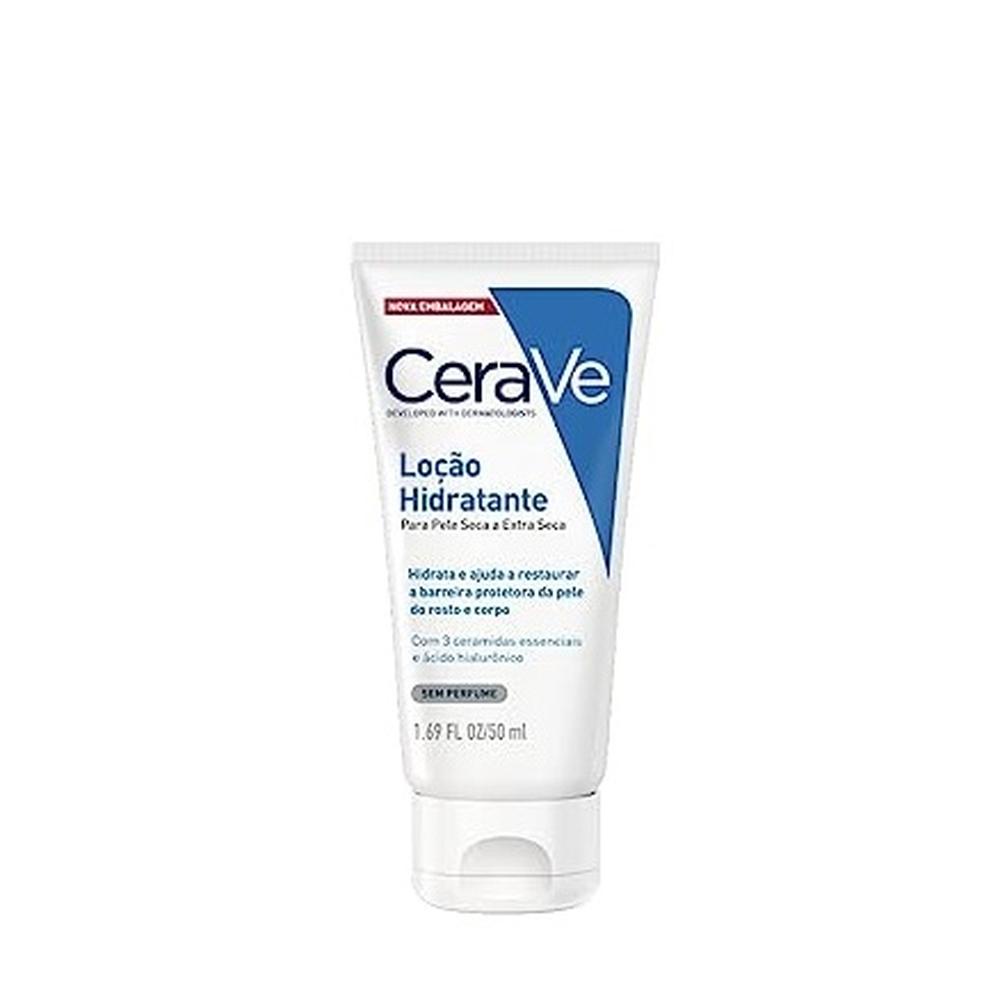 Loção Hidratante Cerave Sem Perfume com 50ml em Oferta na Shopee