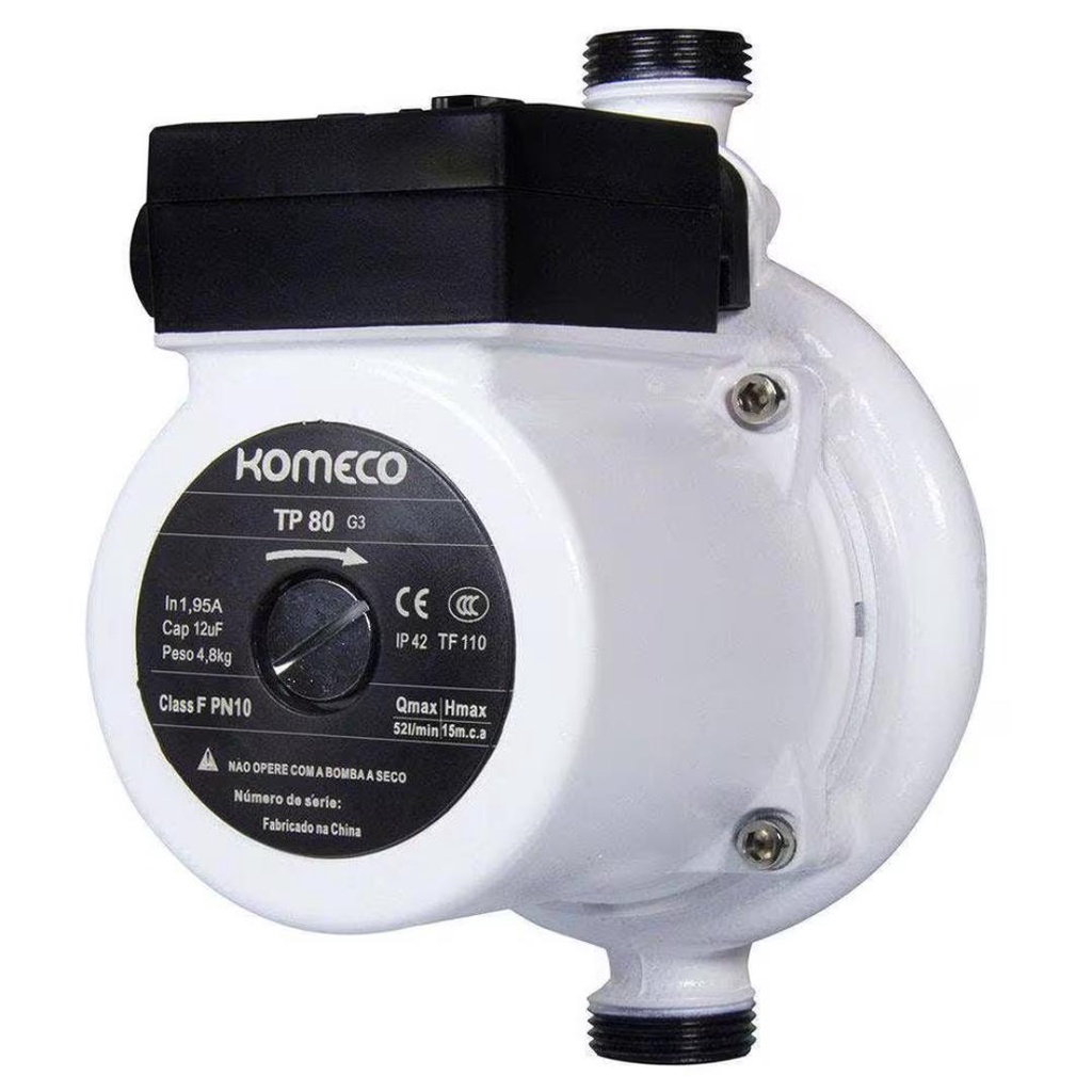 Mini Bomba de Água Komeco Pressurizador TP80 Ferro 220v
