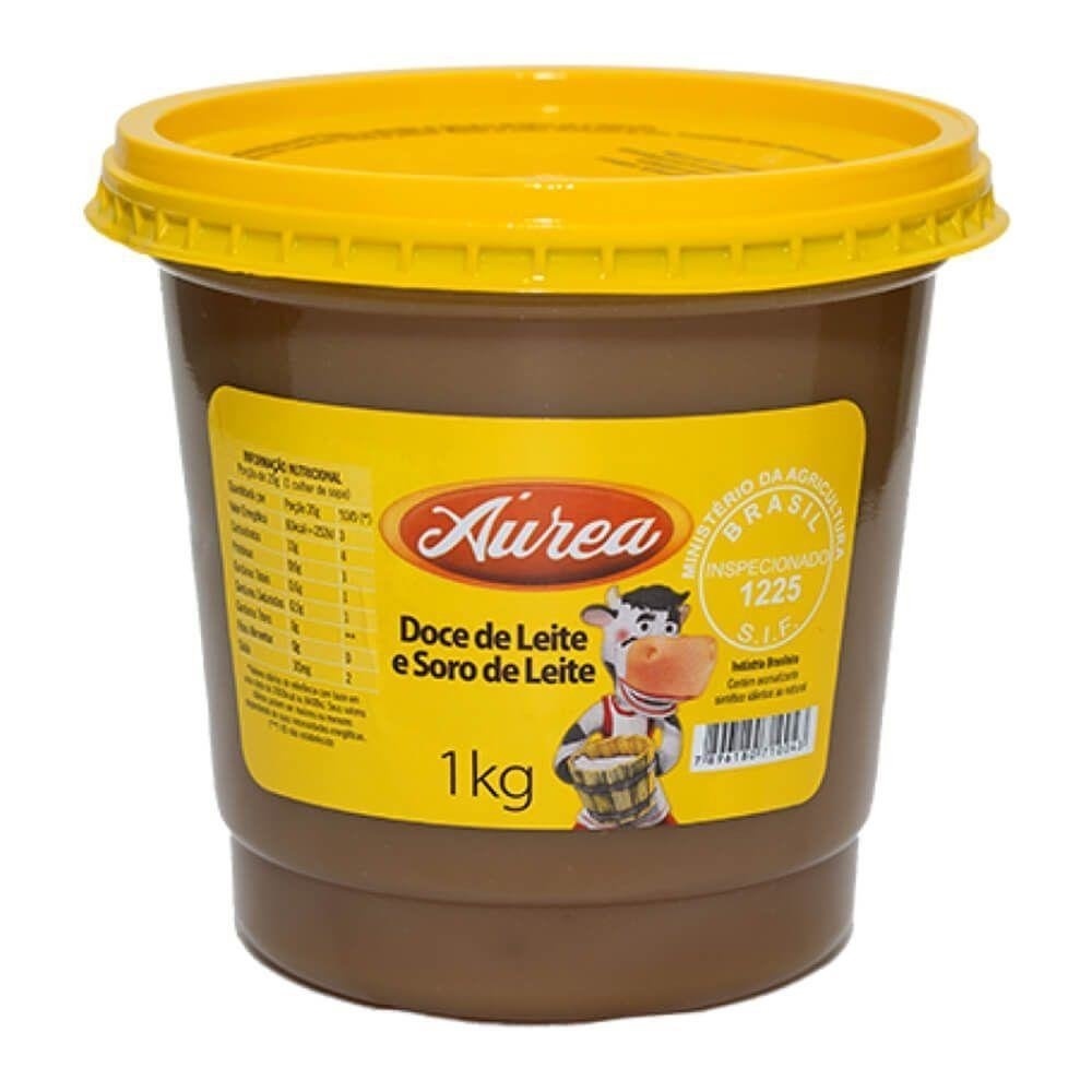 Doce de Leite Cremoso e Soro de Leite 1kg Aurea em Oferta na Shopee