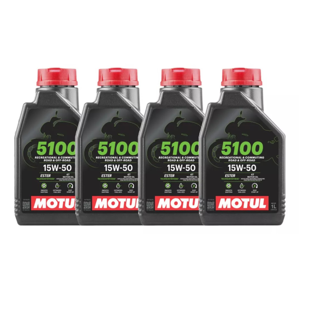 KIT 4 OLEO MOTUL 5100 4T 15W50 em Oferta na Shopee
