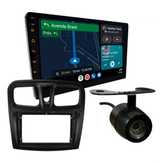 KIT CENTRAL MULTIMIDIA ROADSTAR 9 POL RS915BR ANDROID CARPLAY SANDERO LOGAN 2015 A 2018 em Oferta na Shopee