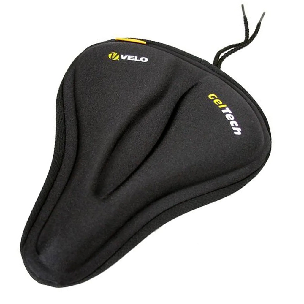 Capa de Banco Selim em Gel Para Bike Bicicleta Velo Preta
