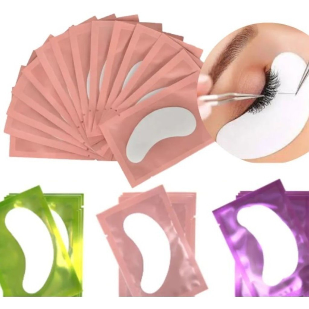 KIT máscara colágeno adesivo Gel Pad Protetor de Pálpebras Alongamento de Cílios