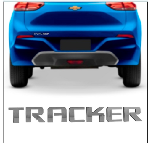 Emblema Letreiro Porta Malas Cromado TRACKER para carro TRACKER 2021 a 2022