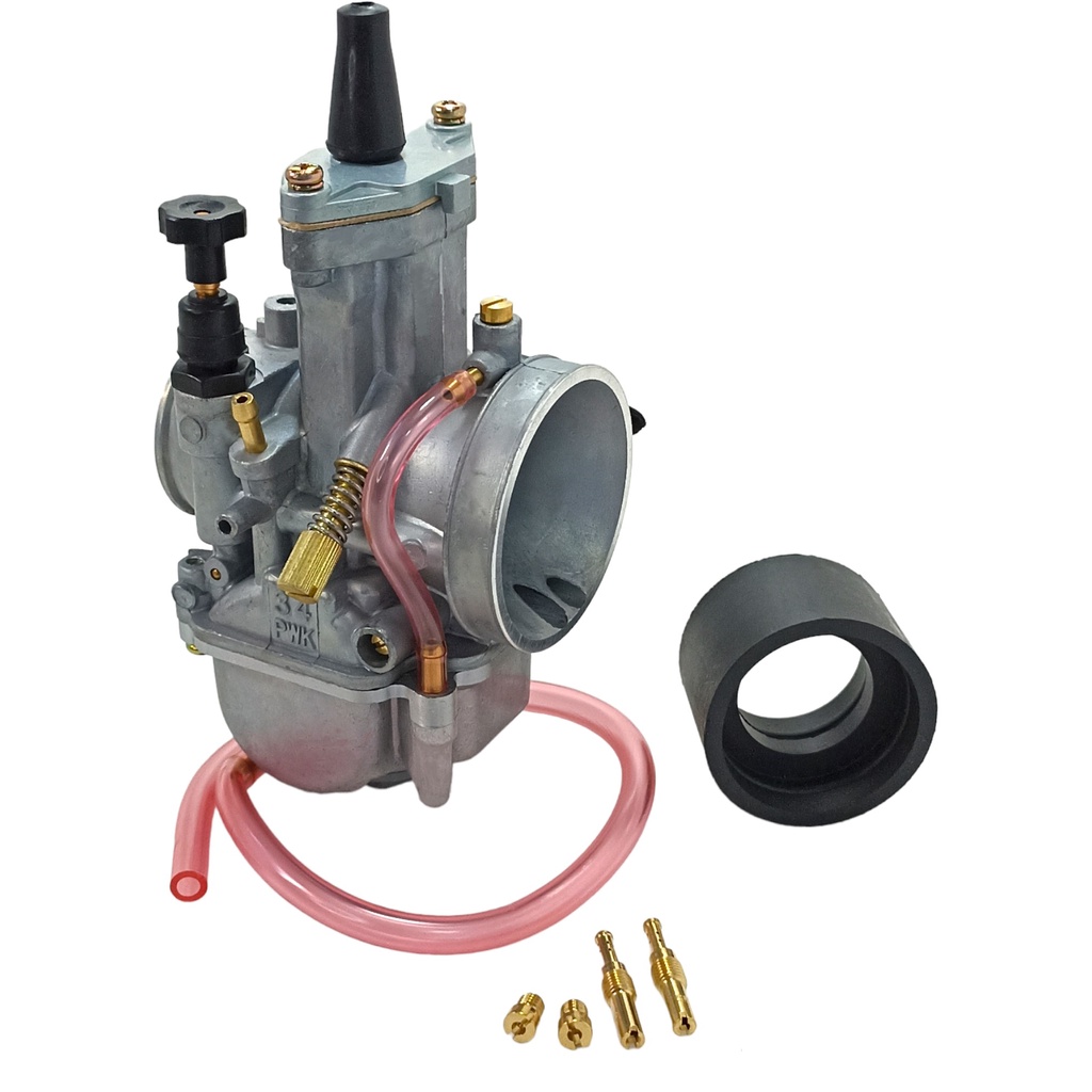 Carburador 34mm Universal Modelo Koso PWK Keihin com Powerjet Crf 230 Cbx 250 Twister Xr 250 Tornado em Oferta na Shopee