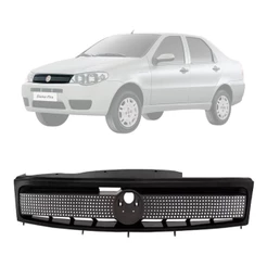 Grade Dianteira Fiat Siena 2003 2004 2006 2008 2009 Preto