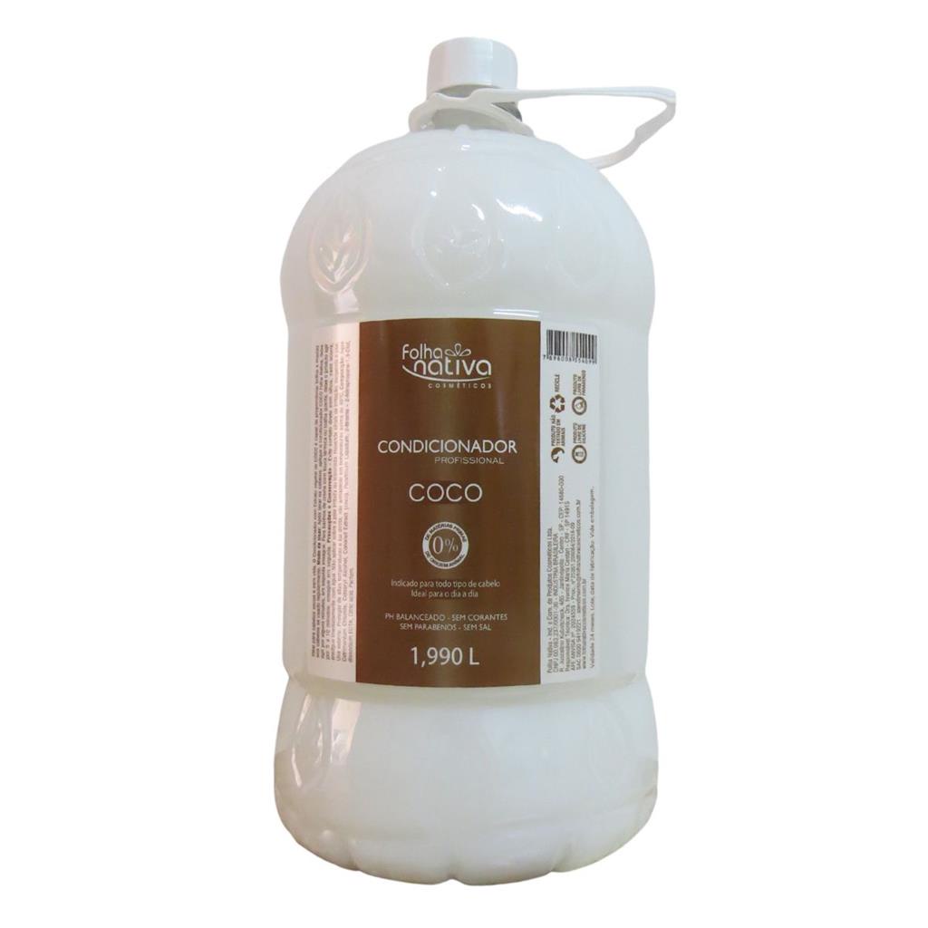 Condicionador Coco Folha Nativa Profissional 1,990 Litros