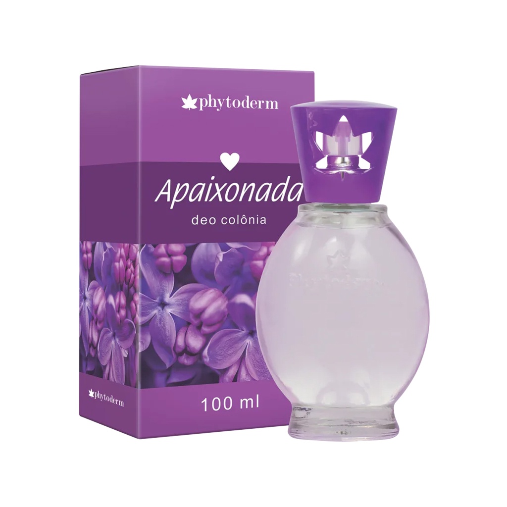 Colônia Apaixonada Phytoderm 100ml em Oferta na Shopee