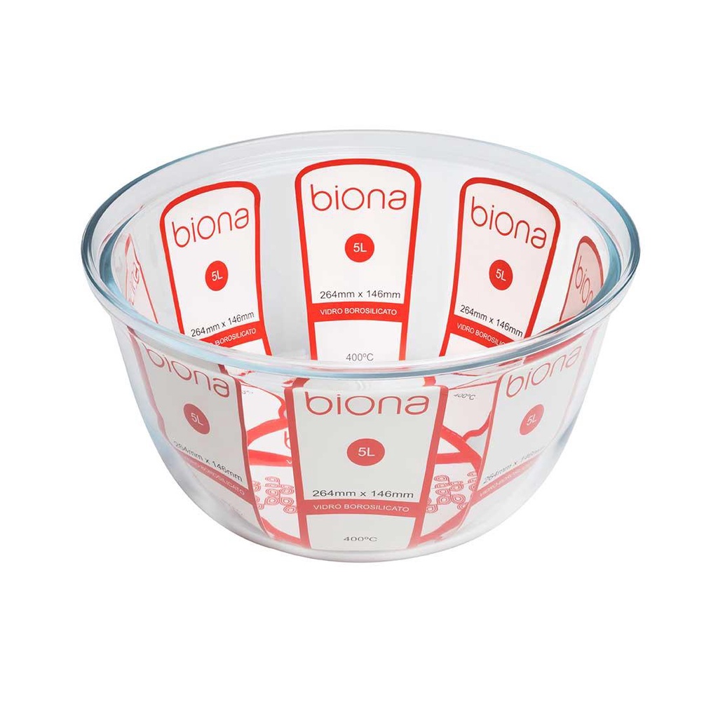 Saladeira De Vidro Redonda 5 L em Oferta na Shopee