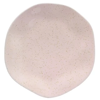 1 Prato Raso Rosa Ryo Pink Sand 27,5 cm Oxford Porcelanas Elegante Para Mesa Posta e Jantar