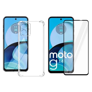 Capa Capinha Anti Impacto + Película 3D Para Motorola Moto G14