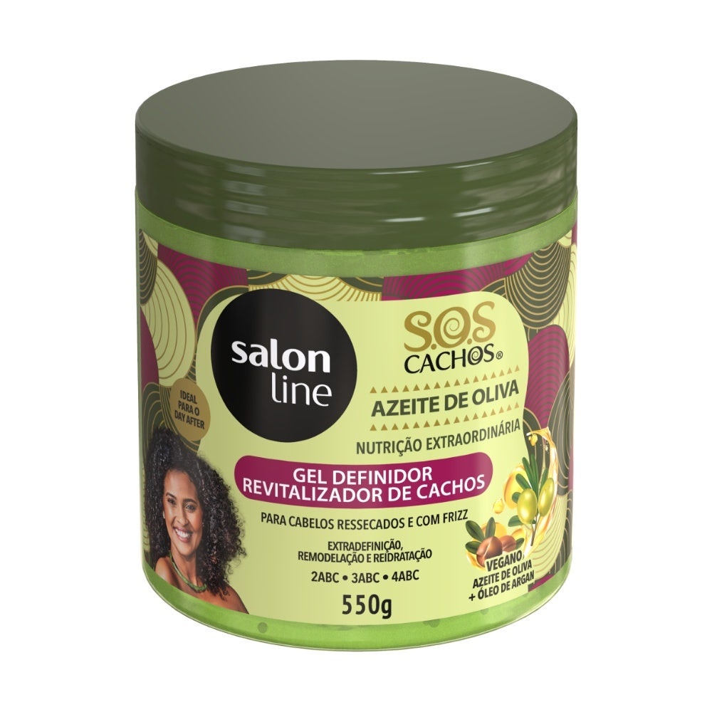 Gel De Definição Salon Line Revitalizador Sos Azeite De Oliva 550G - Beauty