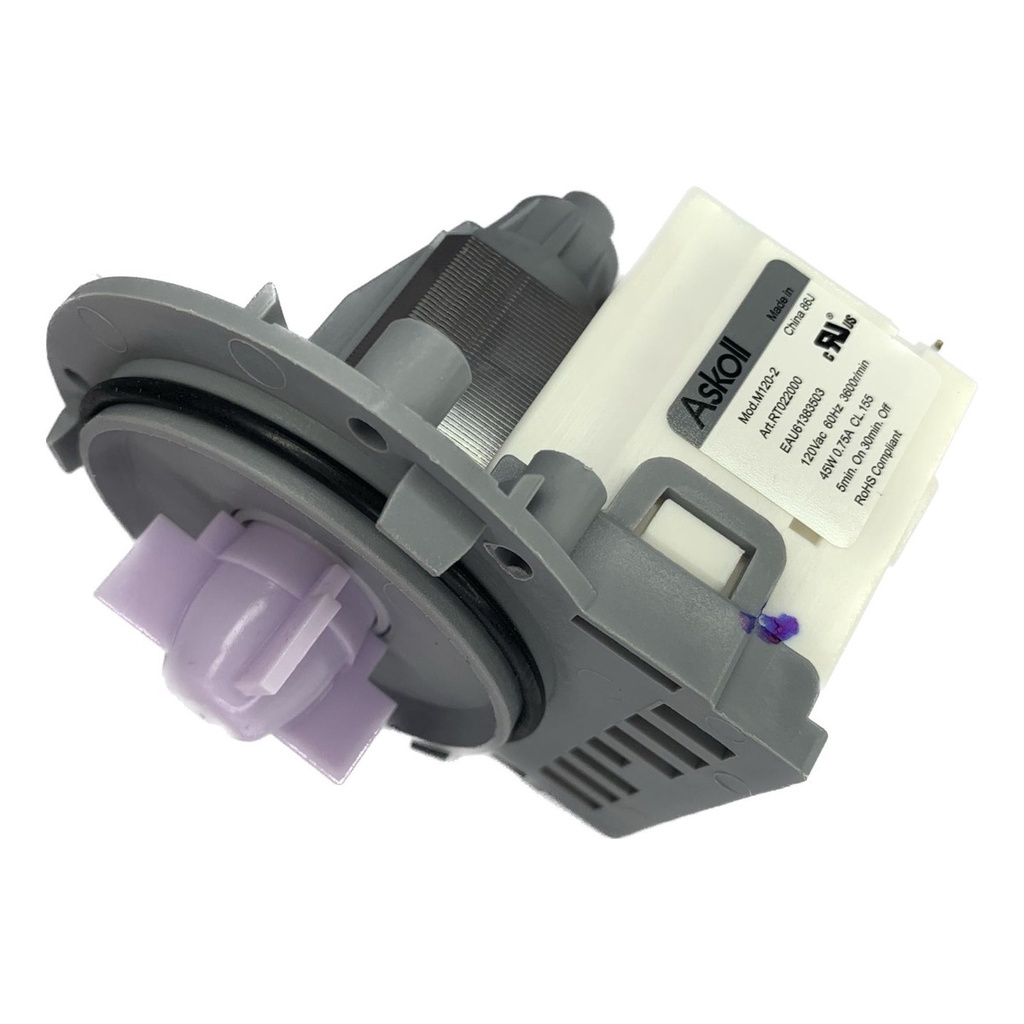 Bomba Eletrobomba LG 110v Wd1316 Wd1316ad7 Eau61383503