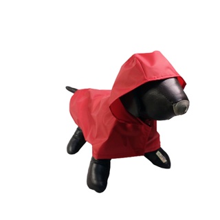 Roupa Pet - Capa de Chuva Vermelha em Oferta na Shopee