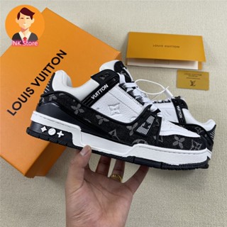 100% Original Fashion Trainer Calçados masculinos de treinador de moda Calçados masculinos de tênis preto branco Calçados esportivos de casal Unisexo