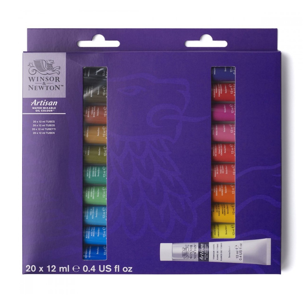 Tinta Óleo Winsor & Newton Artisan 12ml com 20 Cores