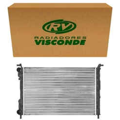Radiador Fiat Uno 1.0 2002 A 2008 Com Ar Visconde