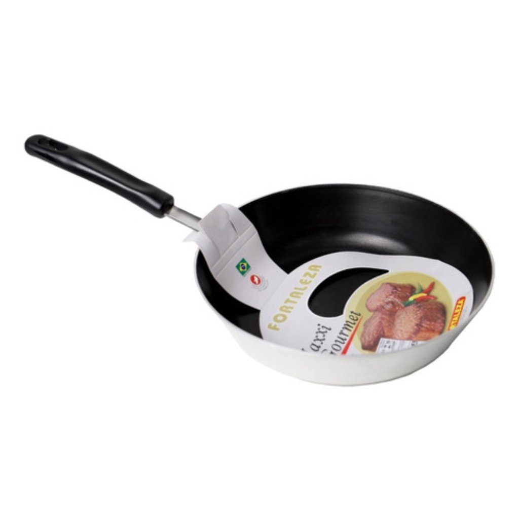 Imagem Frigideira Antiaderente 30cm 3,4l Profissional Maxxi Wok Gourmet Fortaleza Frigideira Resistente