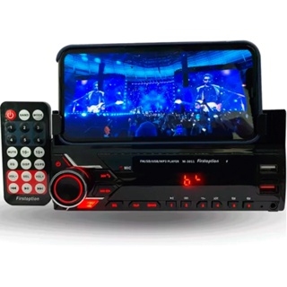 Mp3 Player 3011f Bluetooth Usb Sd com Suporte Celular First Option em Oferta na Shopee