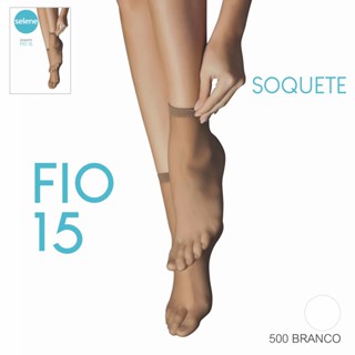 Meia Selene 9870.001 Soquete Fio 15