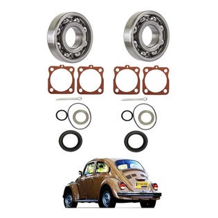 Kit Rolamento + Retentor Roda Traseira Fusca / Brasilia