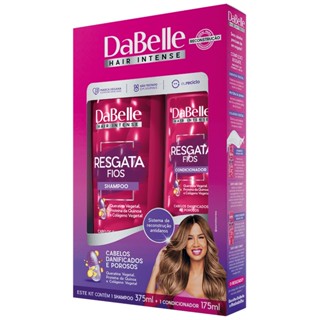 Kit DaBelle Hair Intense Resgata Fios Shampoo 375ml + Condicionador 175ml (2 produtos)