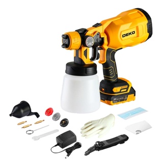 Pistola de Pulverização 1200ml à Bateria Lí-ion 20V com Carregador - Deko em Oferta na Shopee