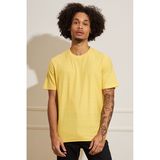 Camiseta Masculina Viés - Amarelo